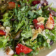 Strawberry pea salad