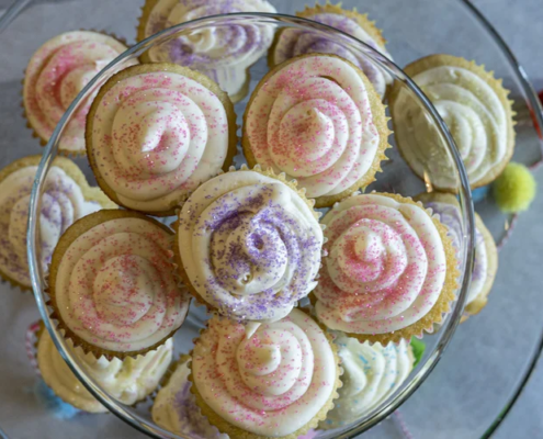 decorated cupcakes
